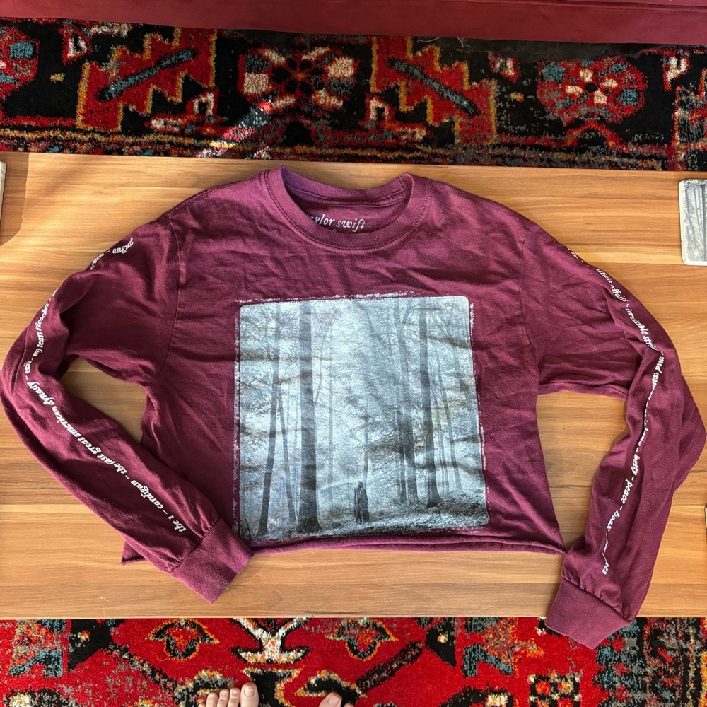 Taylor Swift folklore Crop Tee